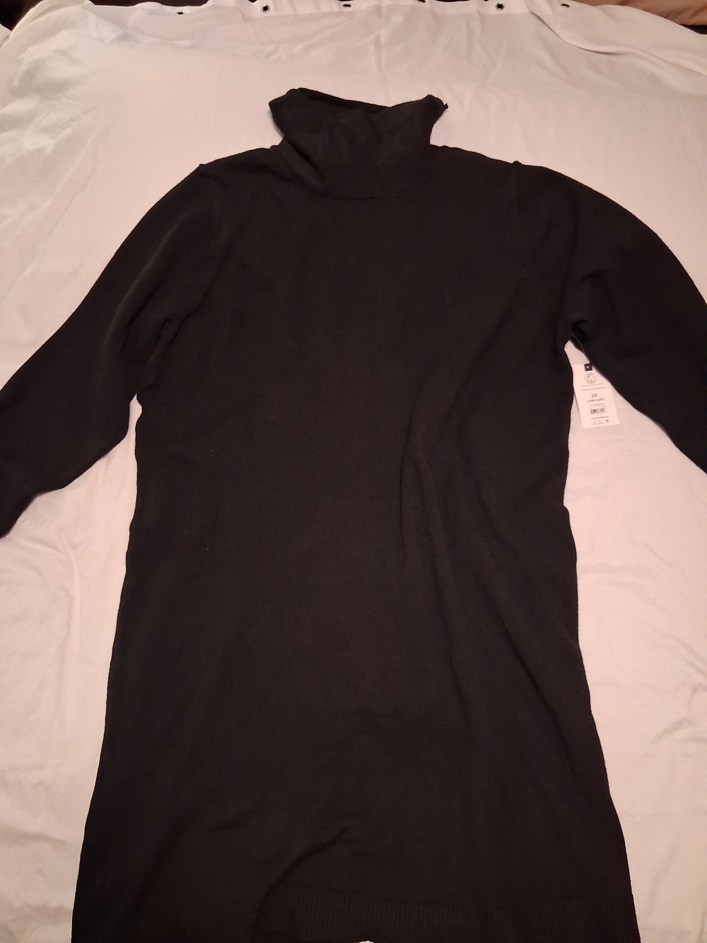 Black Turtleneck Sweater Dress